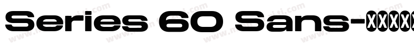 Series 60 Sans字体转换